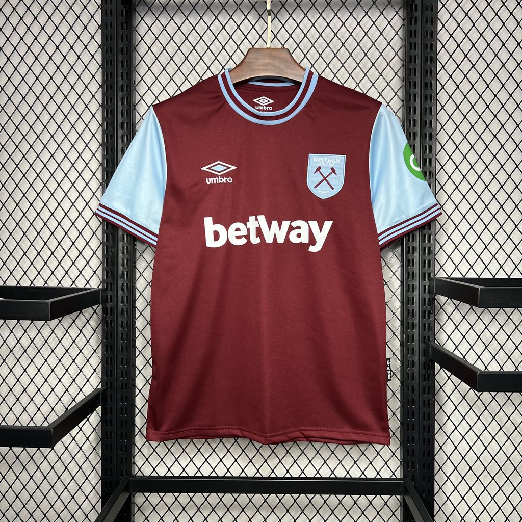West Ham maillot foot domicile 2024 2025