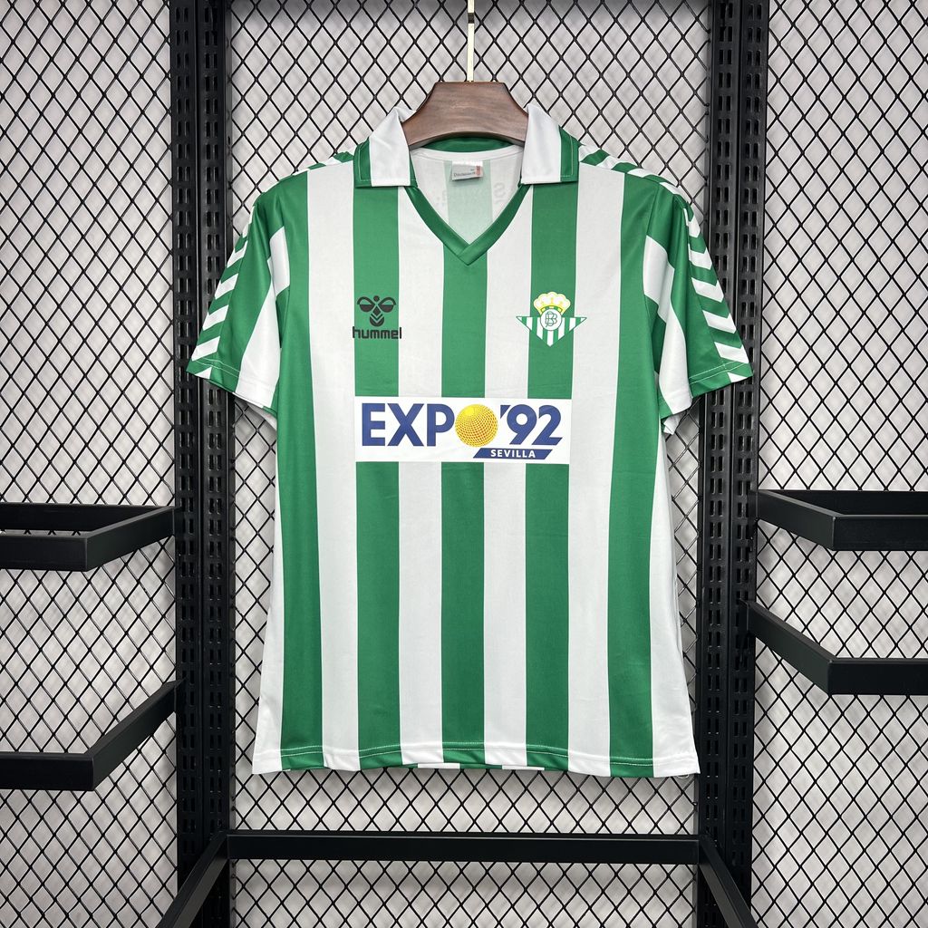 Real Betis maillot foot 1988 1989 retro