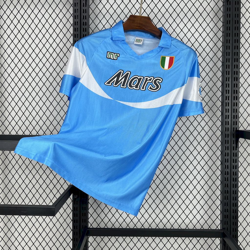 Naples maillot foot 1990 1991 retro