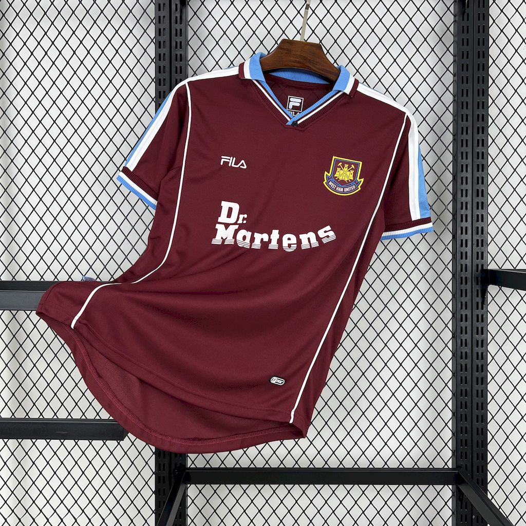 West Ham maillot foot rétro 1999 2001 Retro€14.99