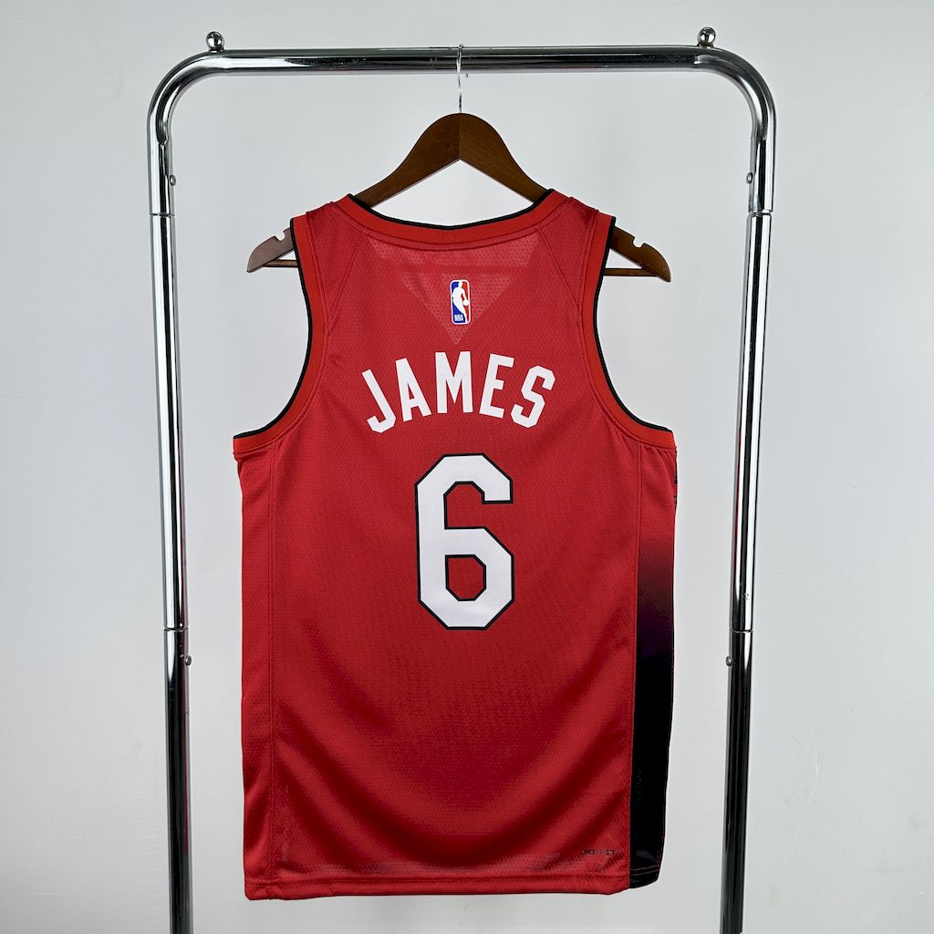 Maillot Miami Heat 6 JAMES NBA Basket