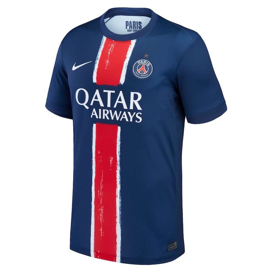 Paris Saint Germain PSG maillot foot étoile 2024 2025 domicile Ligue des Champions