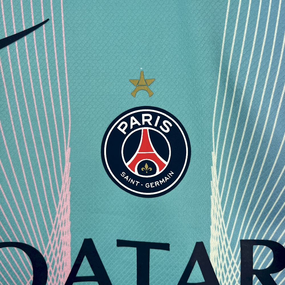 PSG Paris Saint Germain maillot foot concept bleu 2025 2026