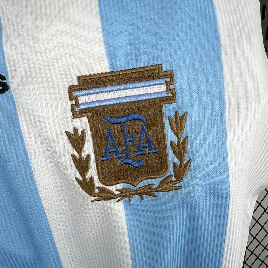 Argentine maillot foot Retro 1998 Manches Longues