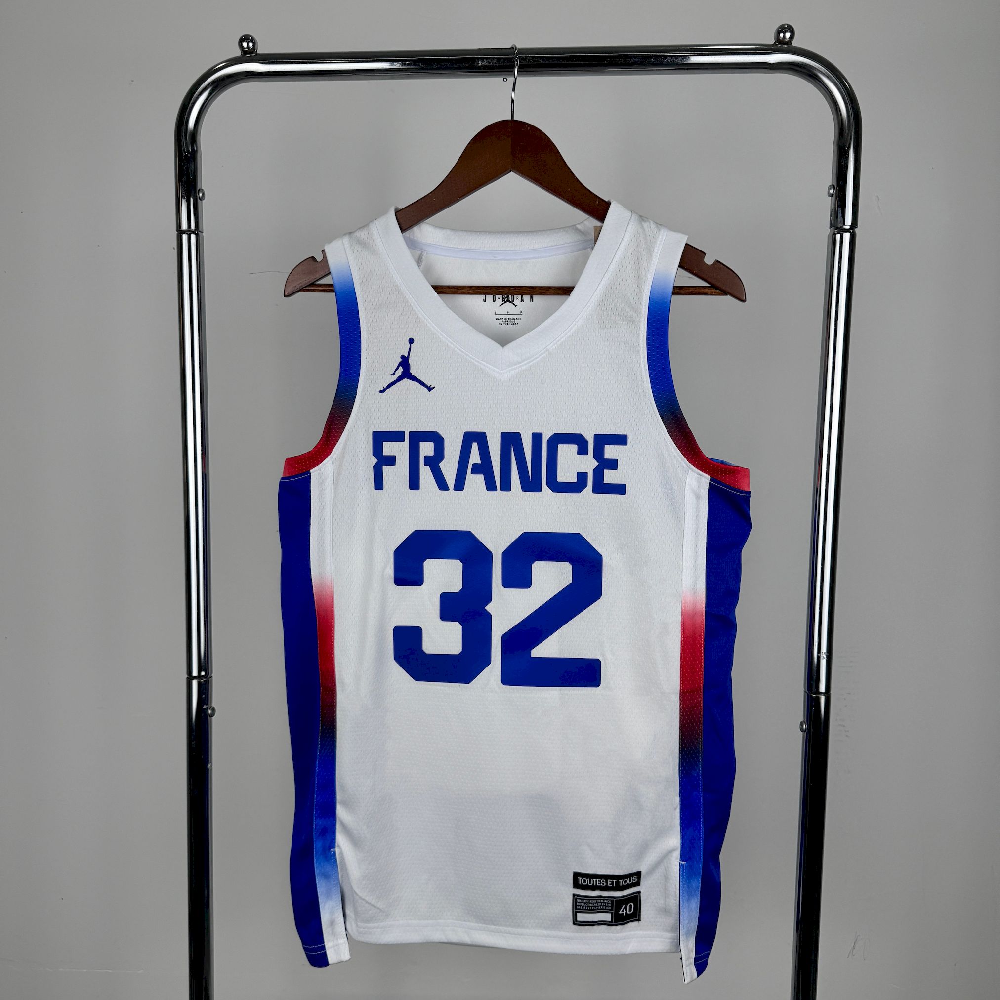 Maillot Équipe de France  32 WEMBANYAMA NBA Basket