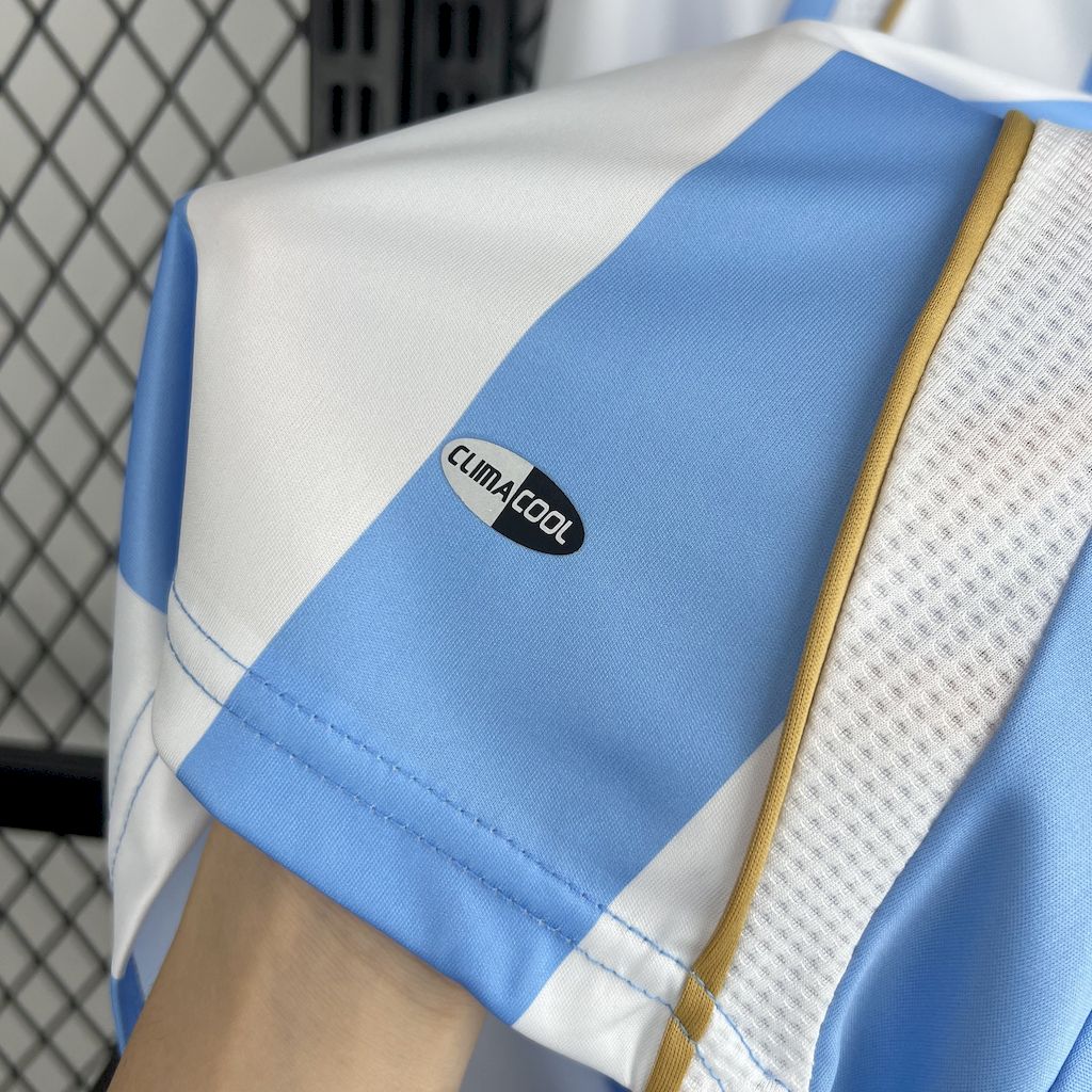 Argentine maillot foot Retro 2006 2007 Manches Longues