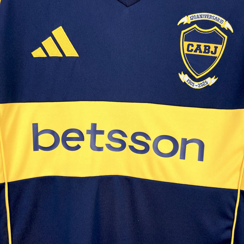 Boca Juniors maillot foot anniversaire 120 ans 2025 2026