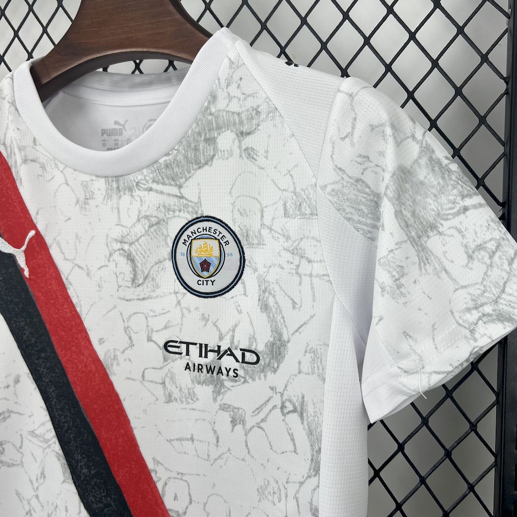 Manchester City Kit Enfant Maillot Foot 2025 2026
