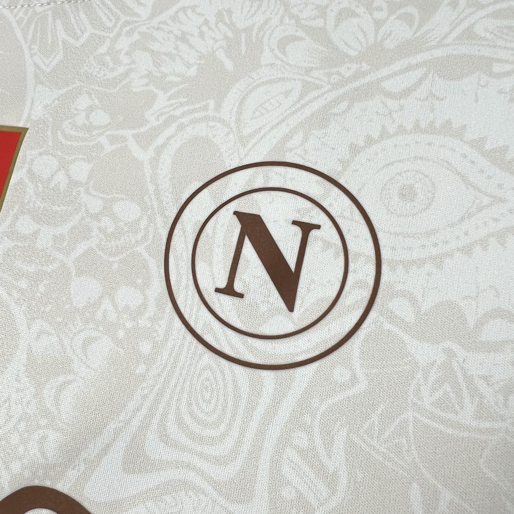 Naples maillot foot extérieur blanc Napoli 2025 2026