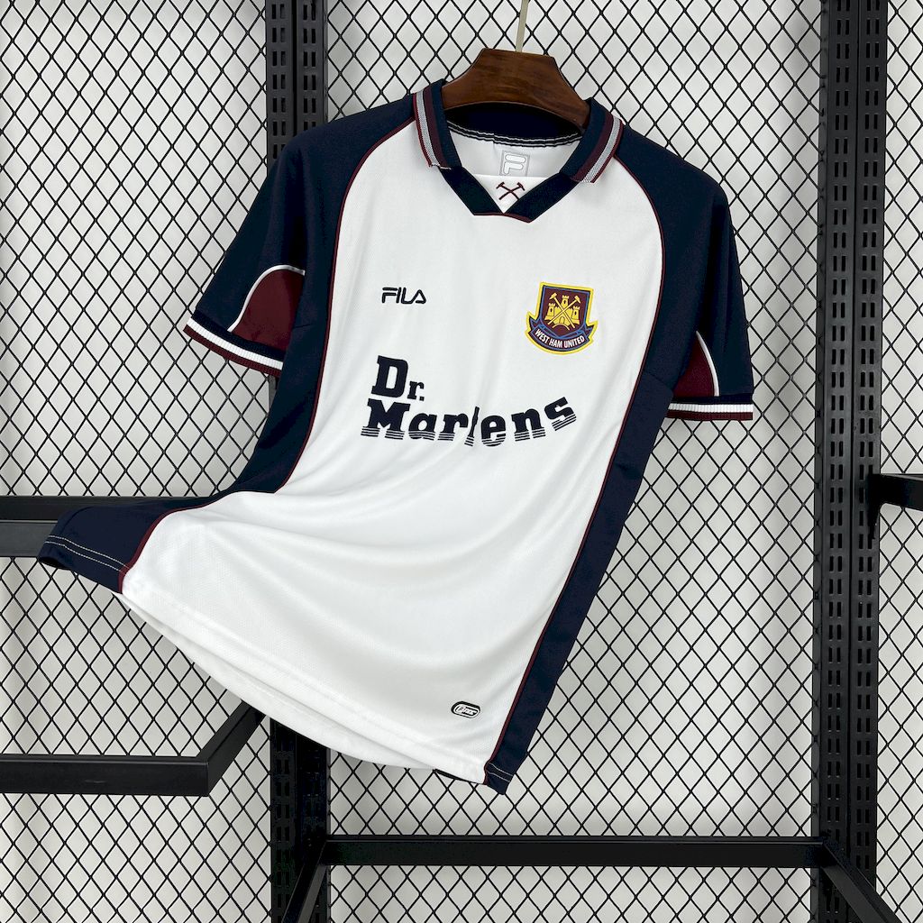 West Ham maillot foot rétro 1999 2001 Retro