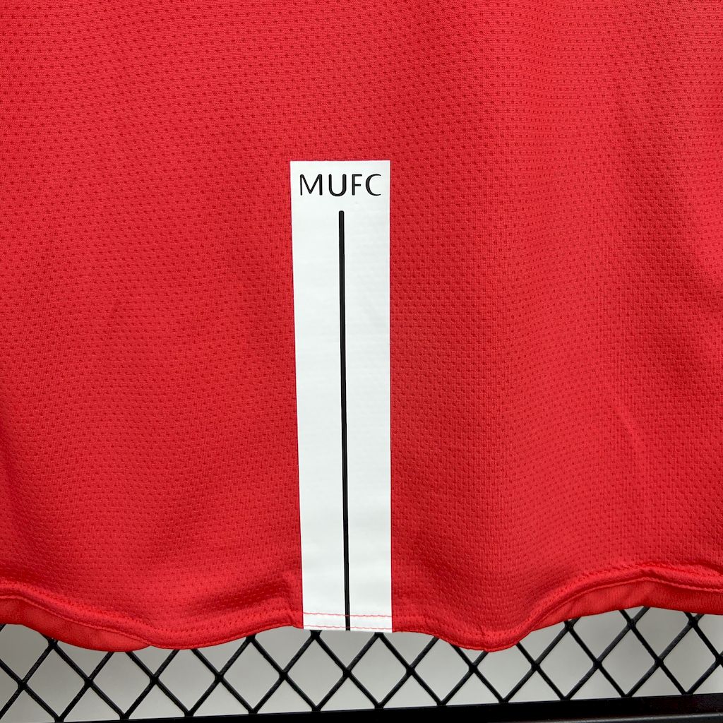 Manchester United maillot foot Retro 2007 2008 Manches Longues