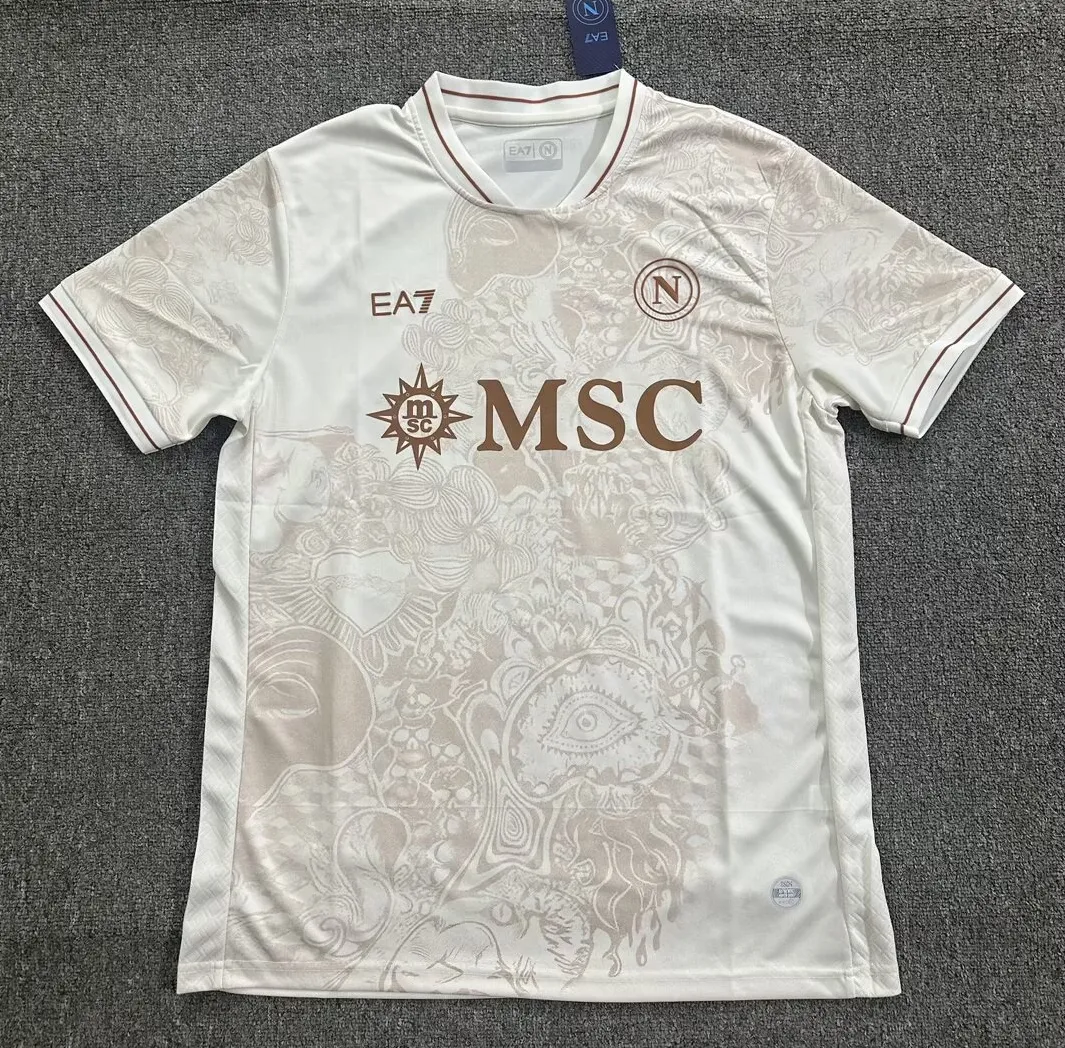 Naples maillot foot extérieur blanc Napoli 2025 2026