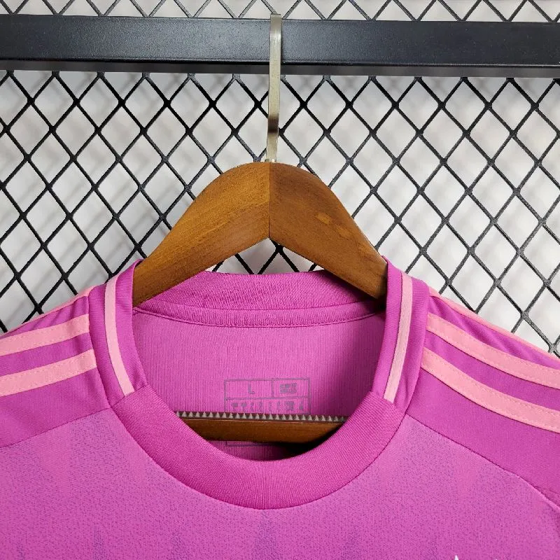 Allemagne maillot foot 2024 2025 Extérieur Rose Euro2024