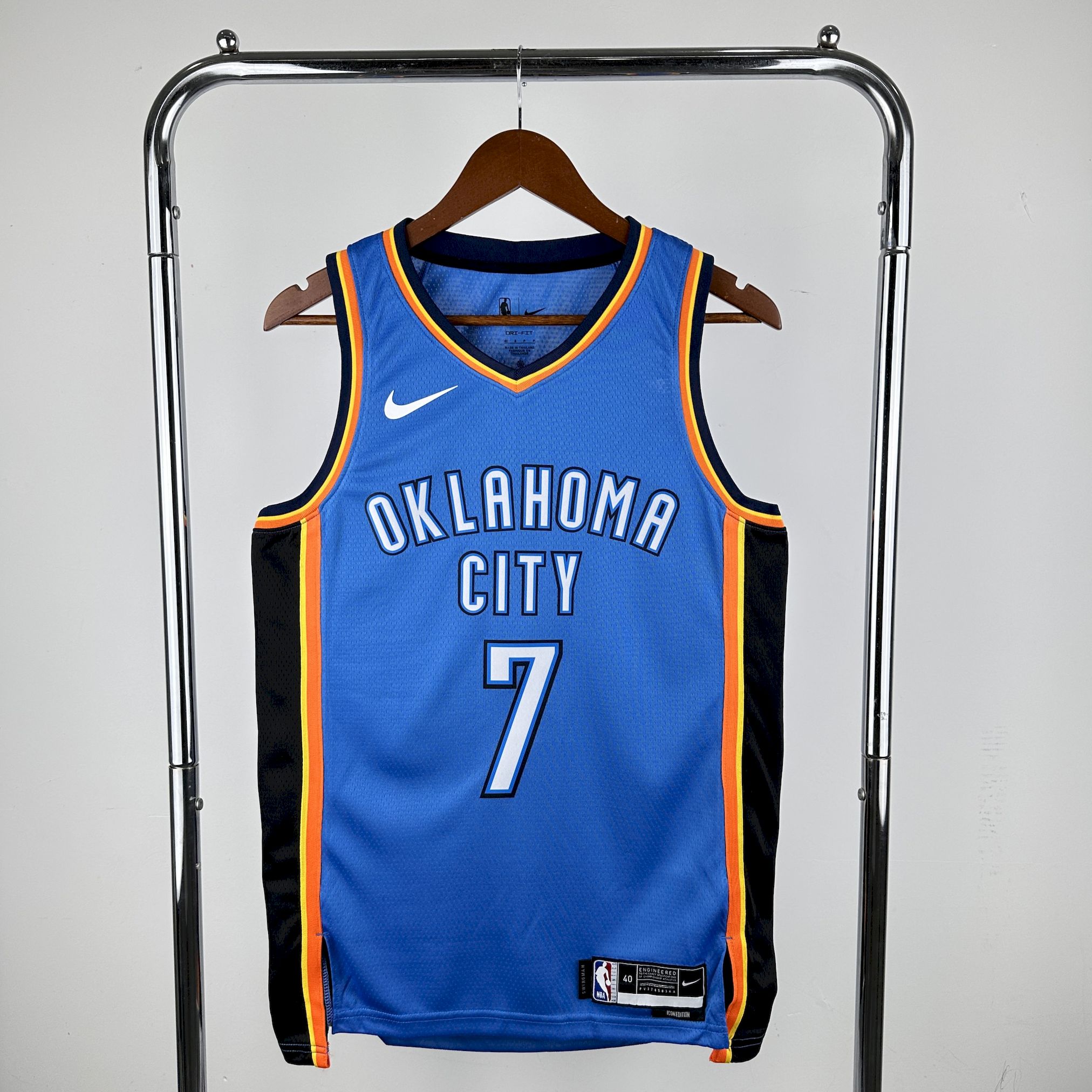 Maillot Oklahoma City Thunder 7 HOLMGREN NBA Basket