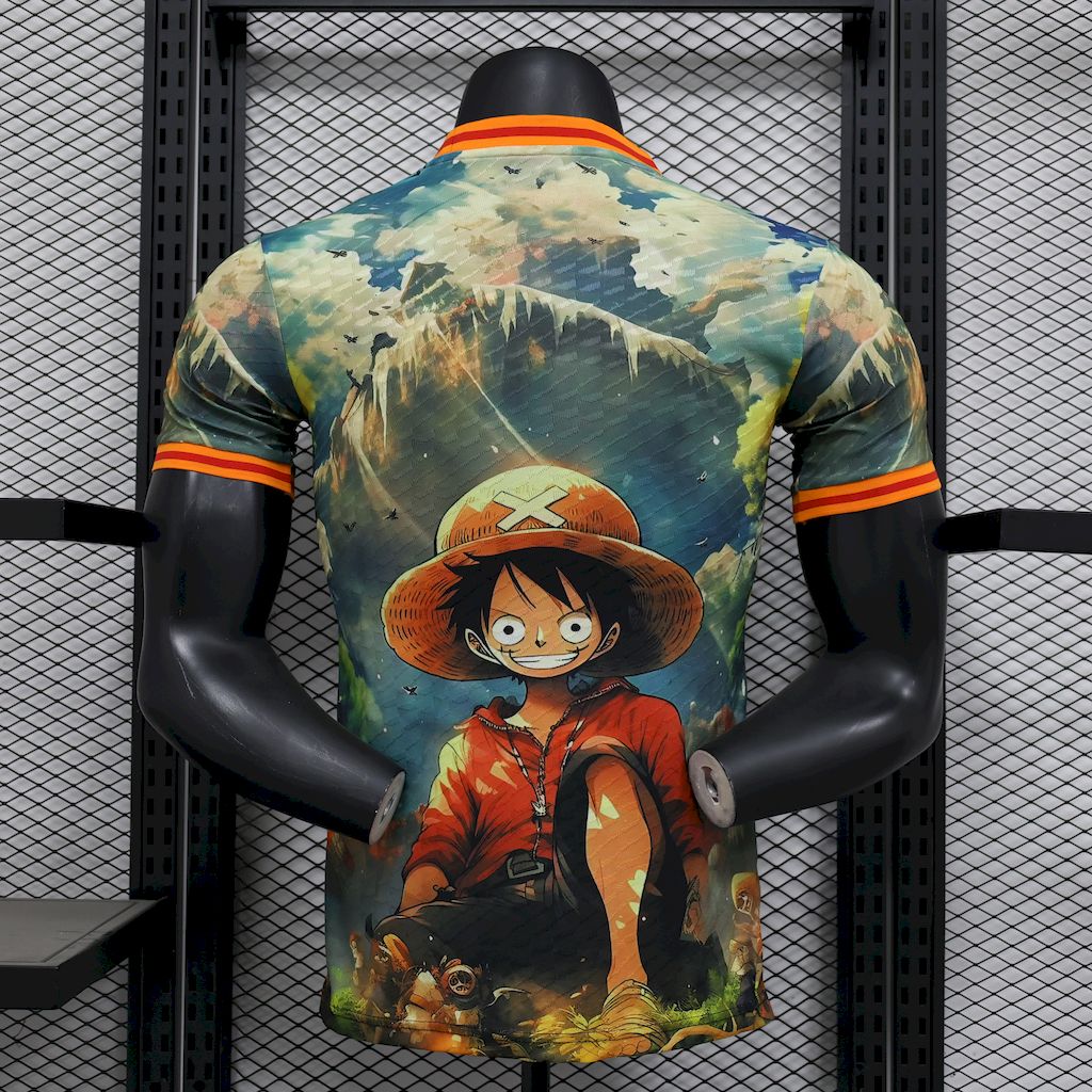 Japon maillot foot concept 2025 2026 One Piece Luffy