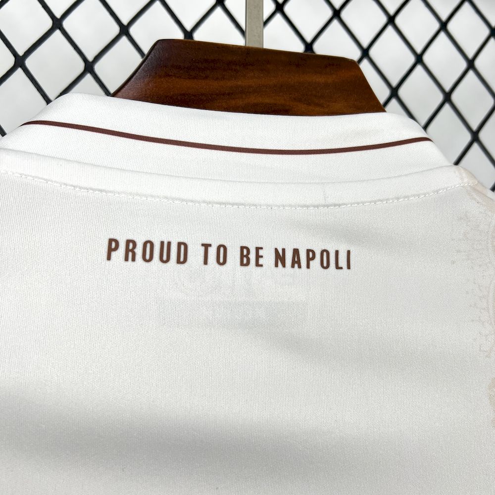 Naples maillot foot extérieur blanc Napoli 2025 2026