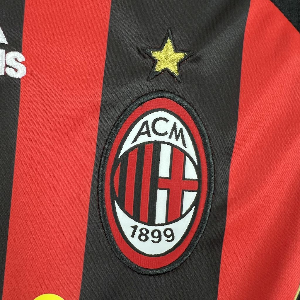 AC Milan maillot foot Retro 2006 2007 Manches Longues