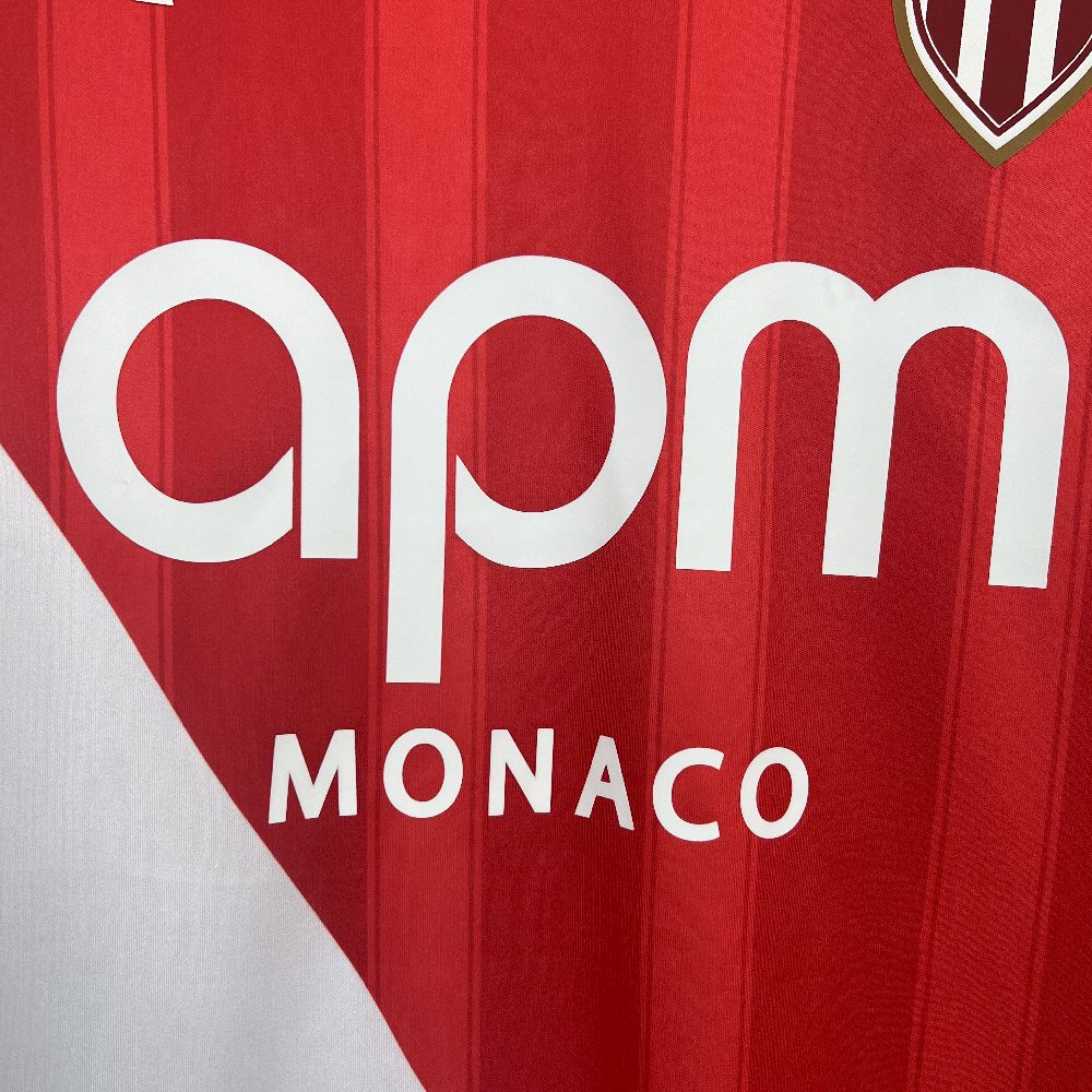 AS Monaco maillot foot domicile 2025 2026