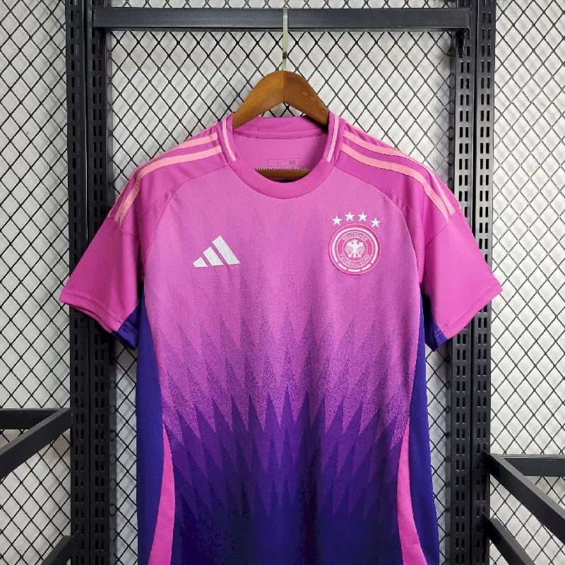 Allemagne maillot foot 2024 2025 Extérieur Rose Euro2024