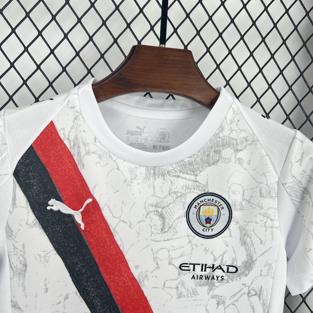 Manchester City Kit Enfant Maillot Foot 2025 2026