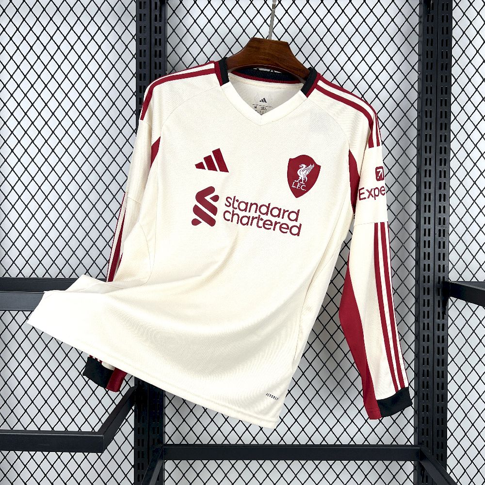 Maillot Foot Liverpool  2025 2026 Manches Longues