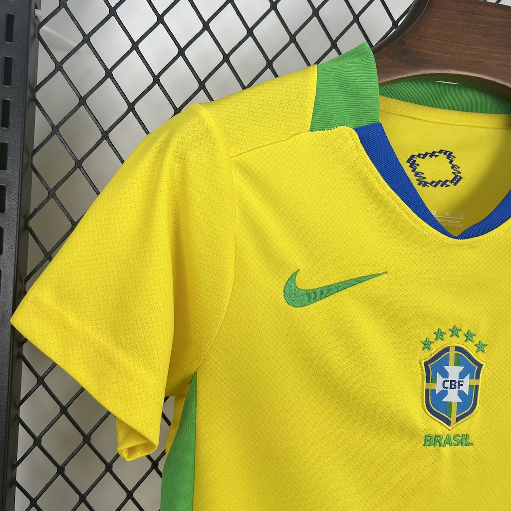 Brésil Kit Enfant Maillot Foot 2025 2026