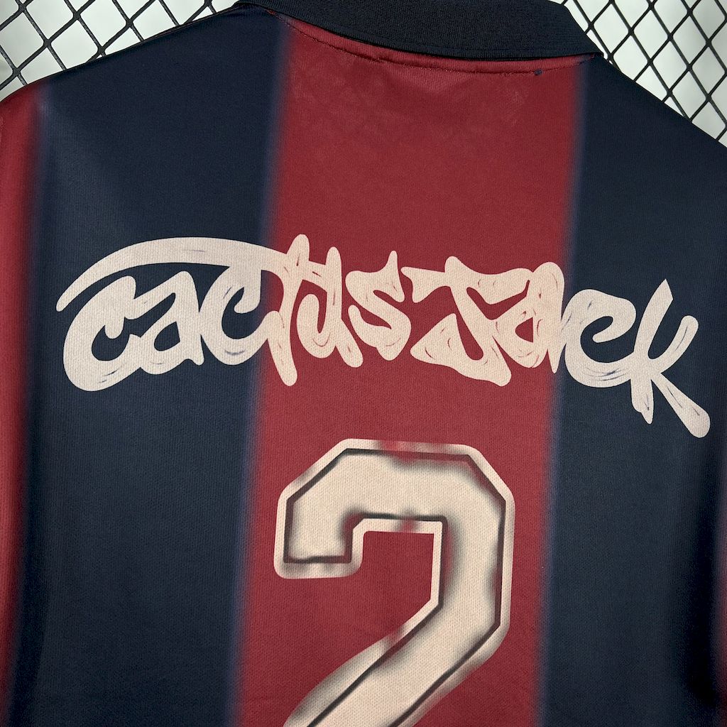 FC Barcelone maillot foot Cactus Jack Travis 2025 2026