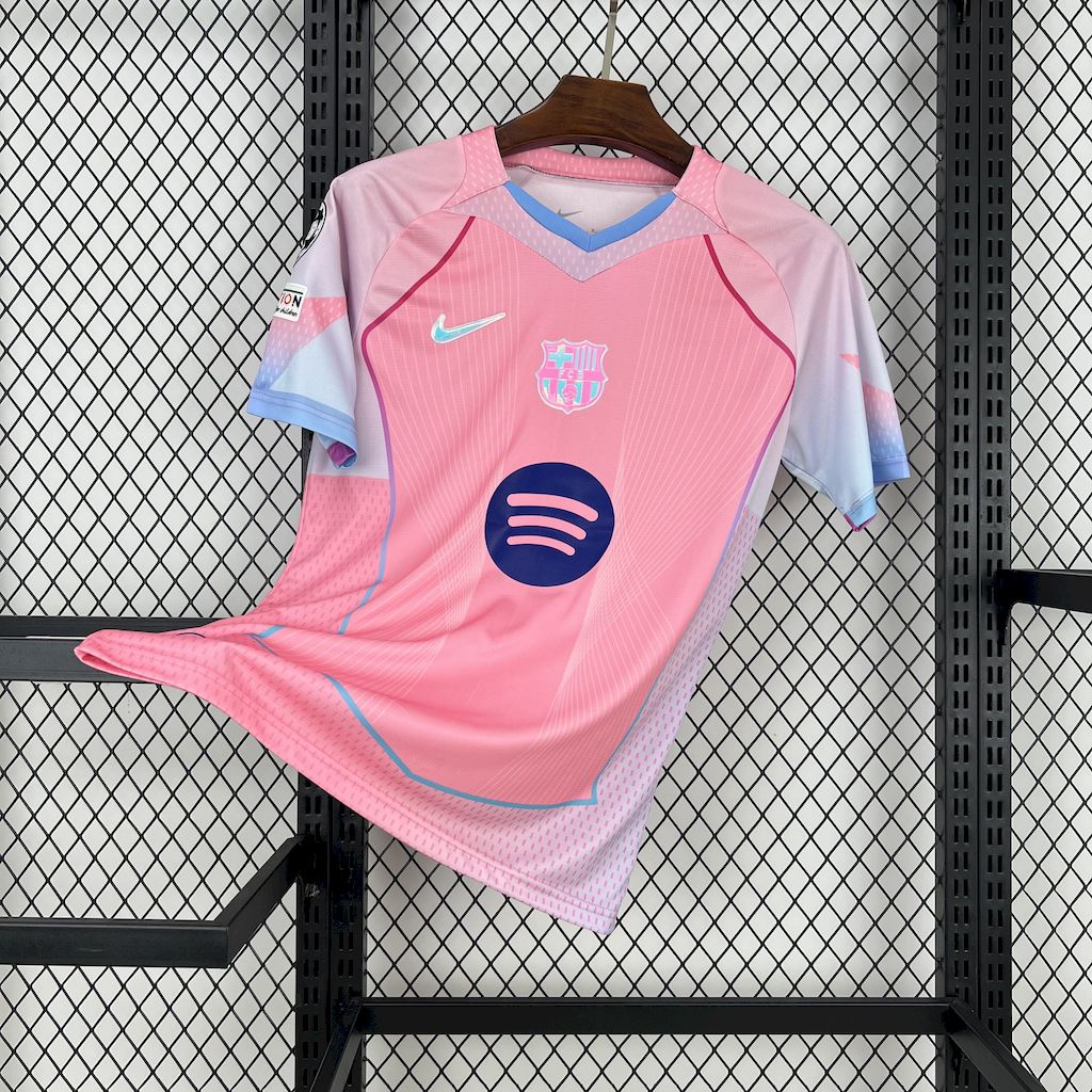 FC Barcelone maillot foot rose 2025 2026