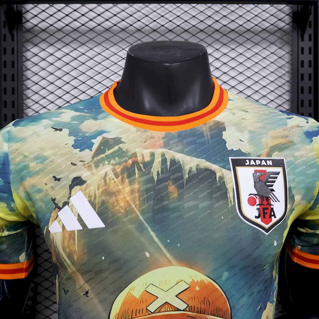 Japon maillot foot concept 2025 2026 One Piece Luffy