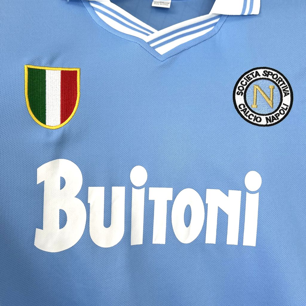 Naples maillot foot 1986 1987  retro