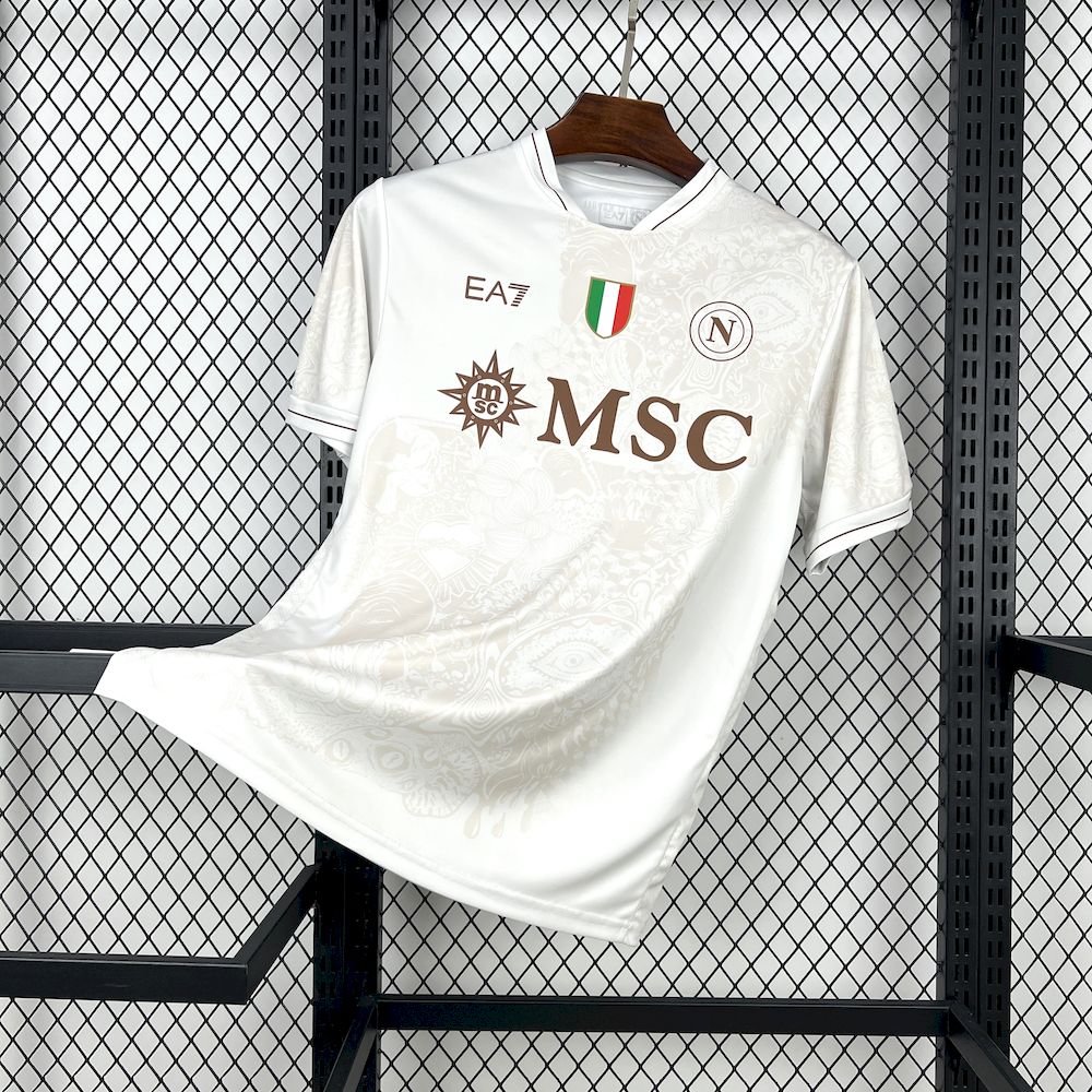 Naples maillot foot extérieur blanc Napoli 2025 2026