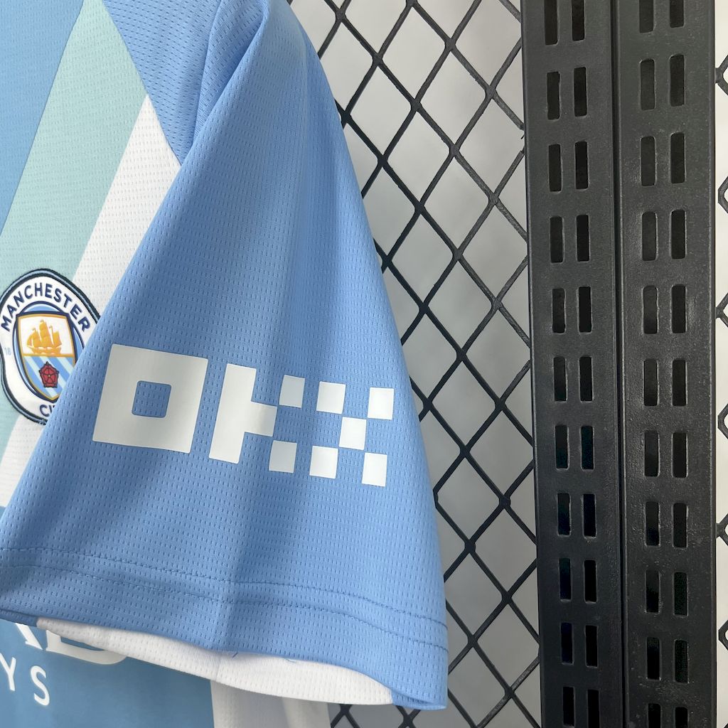 Manchester CIty maillot foot domicile 2025 2026