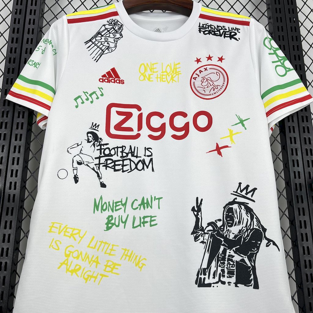 Ajax Amsterdam Bob Marley  maillot foot  2025 2026