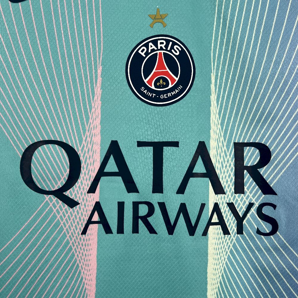 PSG Paris Saint Germain maillot foot concept bleu 2025 2026