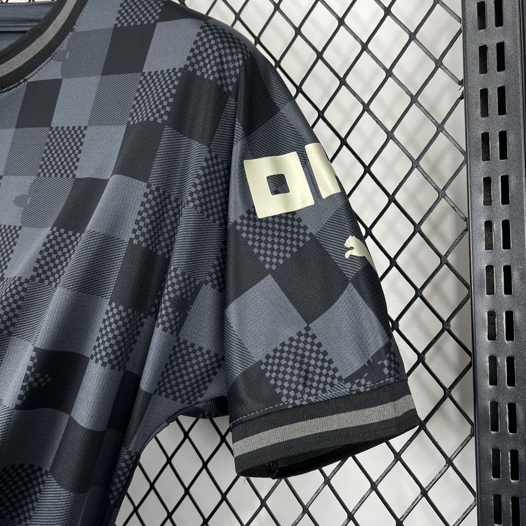 Manchetser City maillot foot noir concept Louis Vuitton 2024 2025