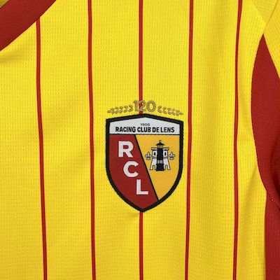 RC Lens maillot foot domicile 2025 2026