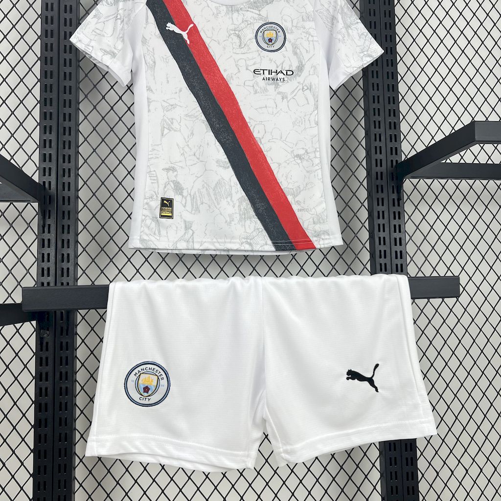 Manchester City Kit Enfant Maillot Foot 2025 2026