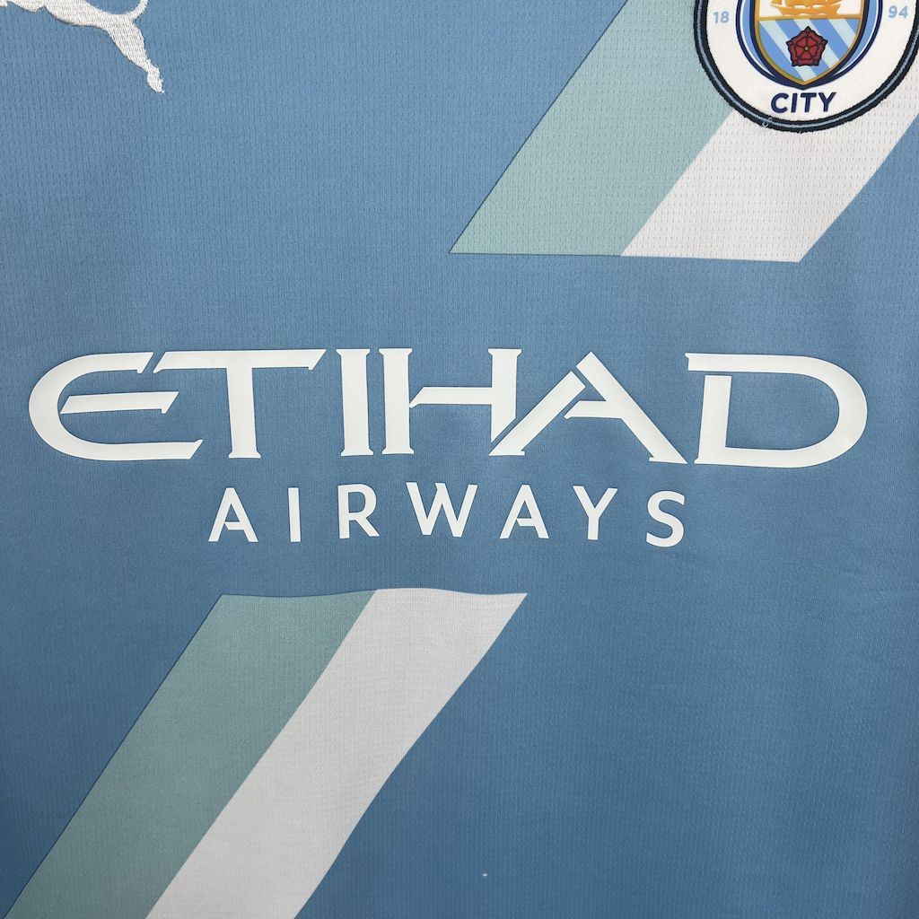 Manchester CIty maillot foot domicile 2025 2026