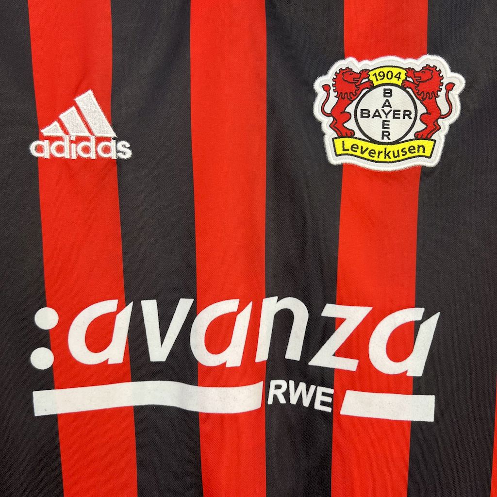 Bayer Leverkusen maillot foot 2000 2001 retro