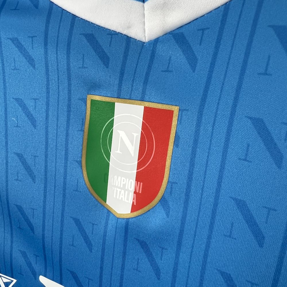 Naples maillot foot domicile Napoli 2025 2026