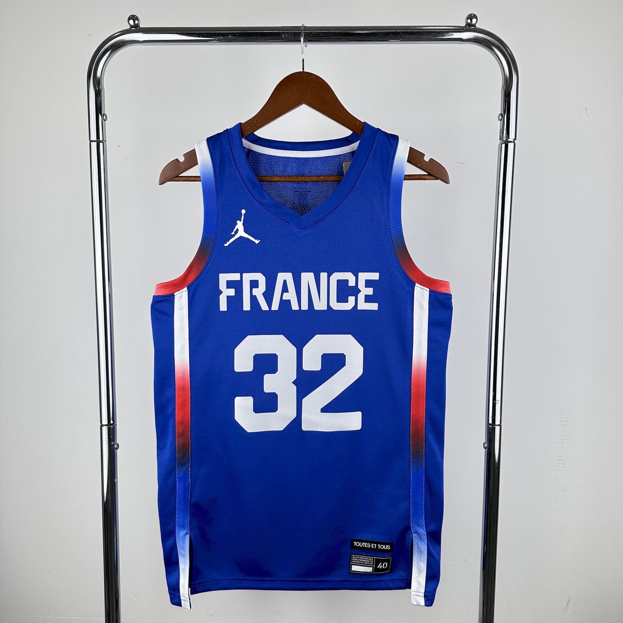 Maillot Équipe de France  32 WEMBANYAMA NBA Basket