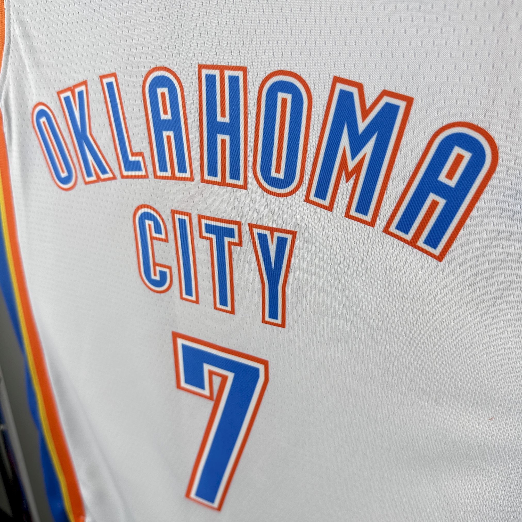 Maillot Oklahoma City Thunder 7 HOLMGREN NBA Basket