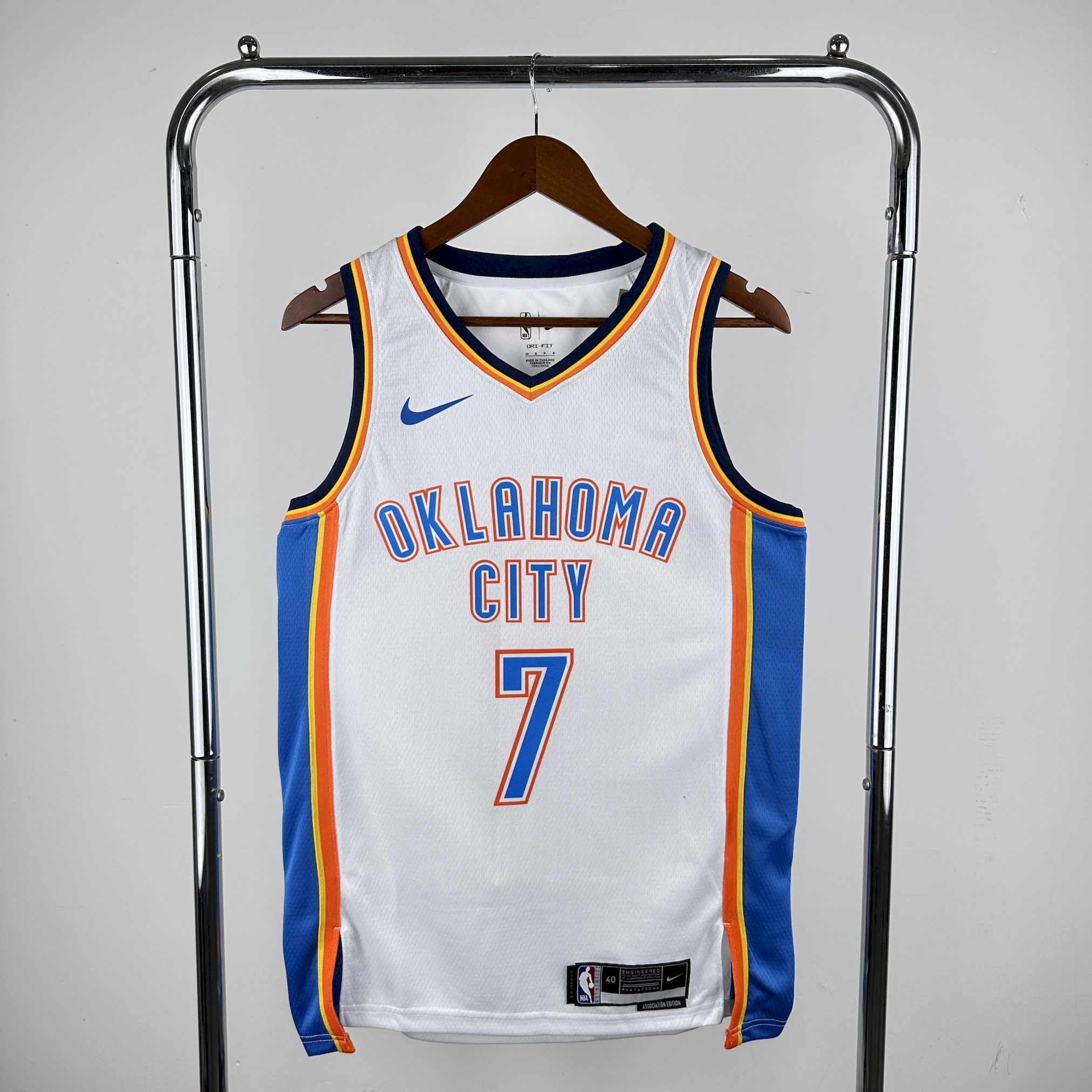 Maillot Oklahoma City Thunder 7 HOLMGREN NBA Basket