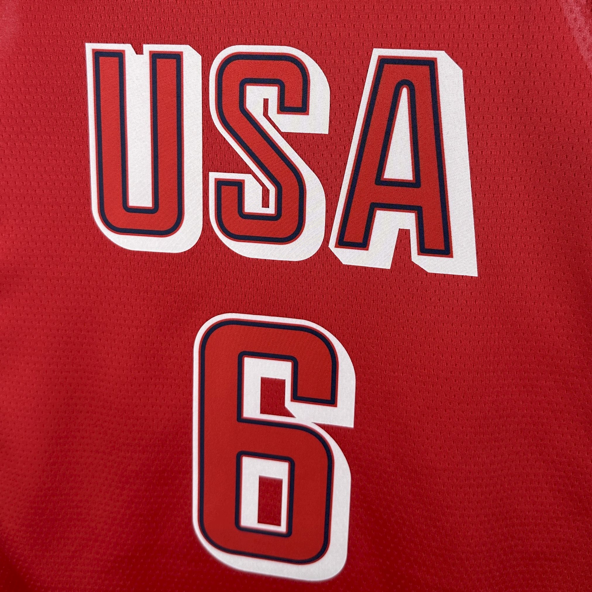 Maillot USA 6 JAMES NBA Basket