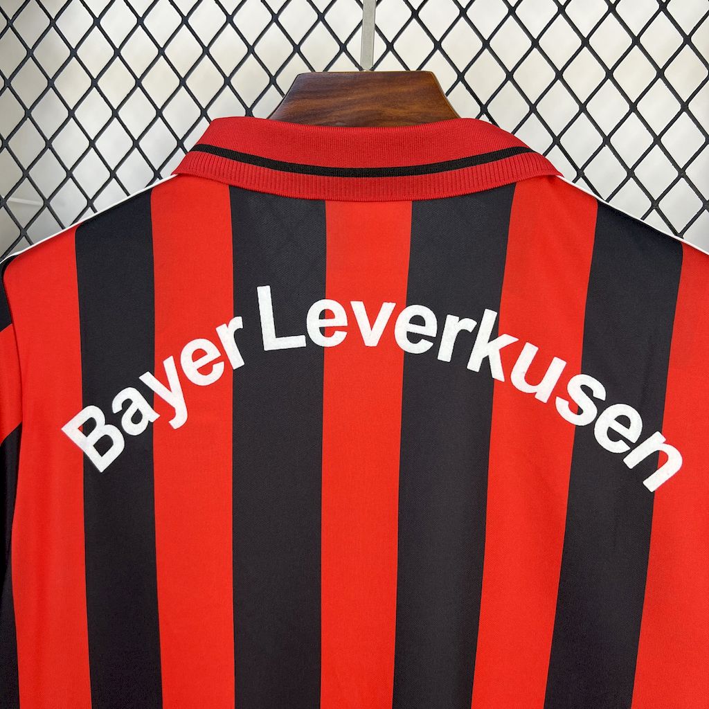 Bayer Leverkusen maillot foot 2000 2001 retro