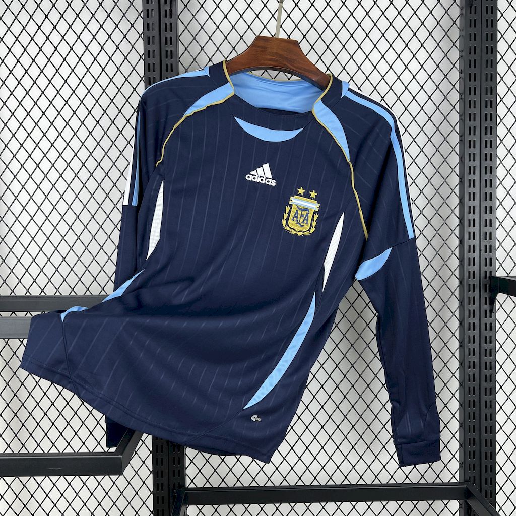 Argentine maillot foot Retro 2006 2007 Manches Longues