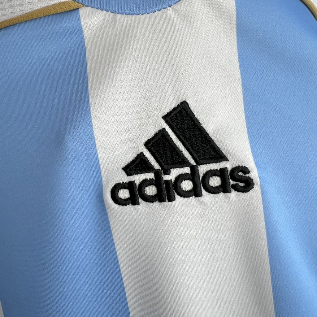 Argentine maillot foot Retro 2006 2007 Manches Longues
