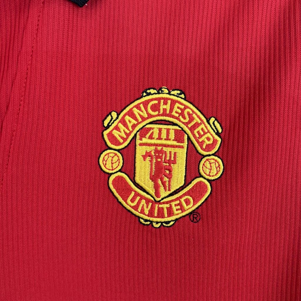 Manchester United maillot foot Retro 1998 1999 Manches Longues