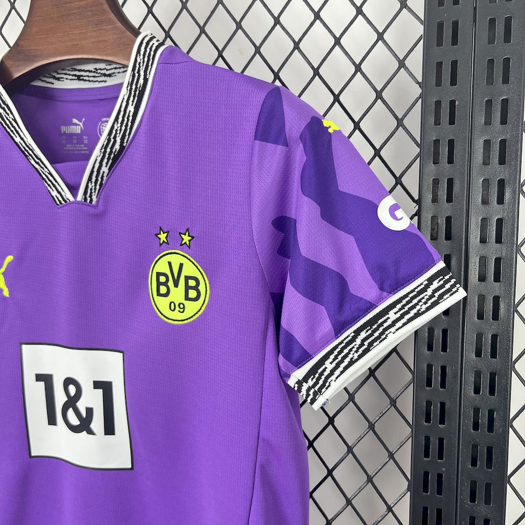 Borussia Dortmund Kit Enfant Maillot Foot 2025 2026