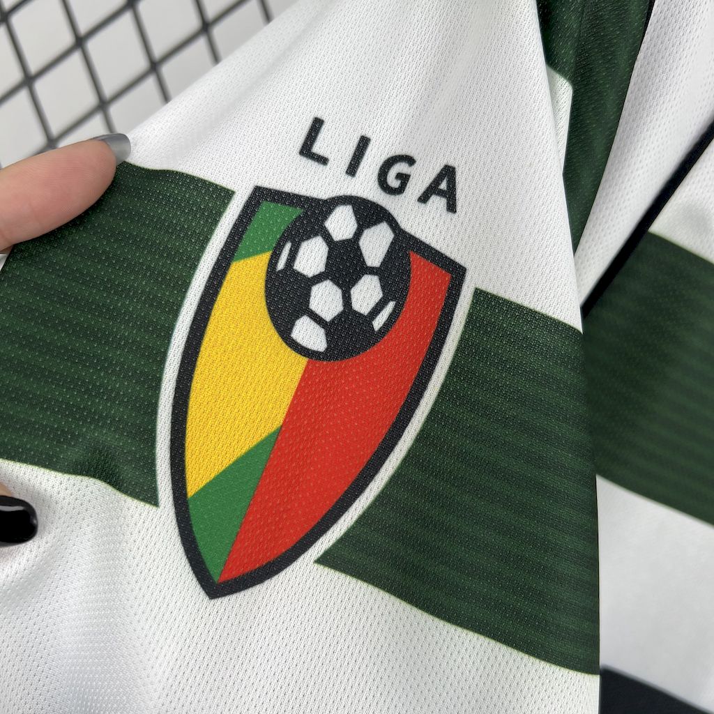 Sporting maillot foot Retro 2001 2003 Manches Longues